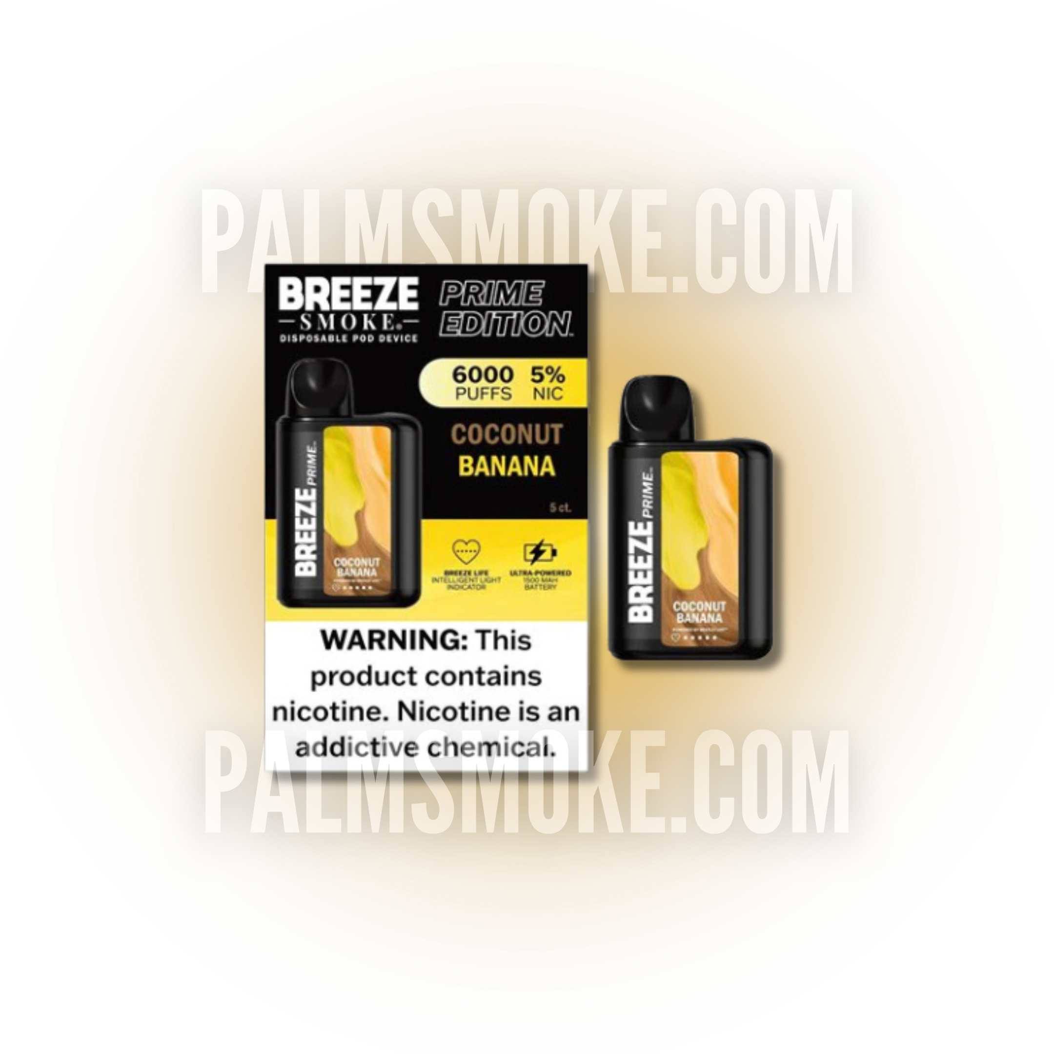 BREEZE VAPE COCONUT BANANA PALM TECH BREEZE VAPE COCONUT BANANA PALM TECH