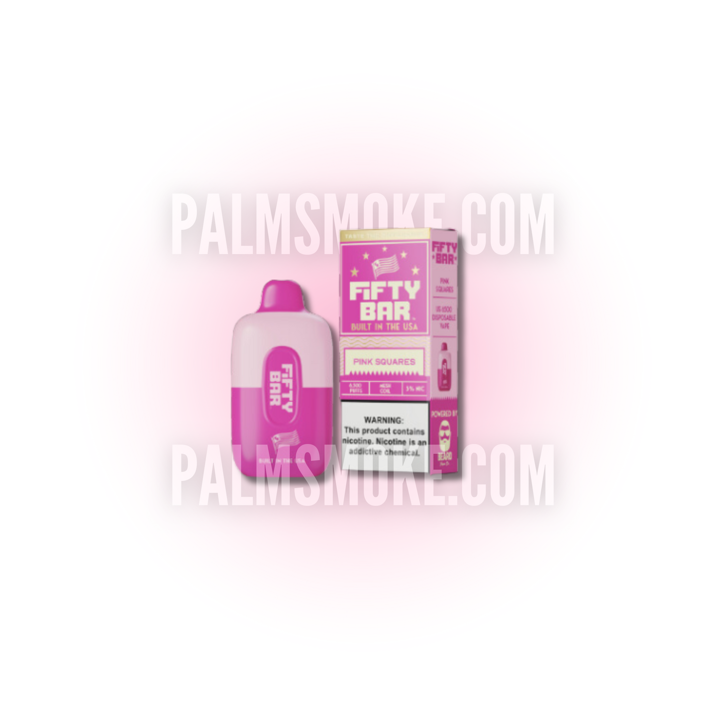 FIFTY BAR VAPE 6000 PINK SQUARES β¨