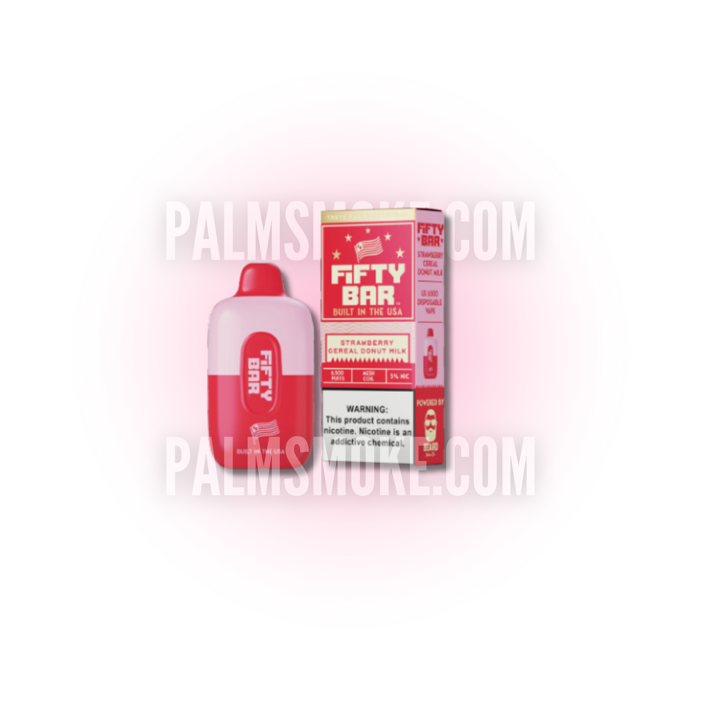 FIFTY BAR VAPE 6000 STRAWBERRY CEREAL DONUT MILK β¨