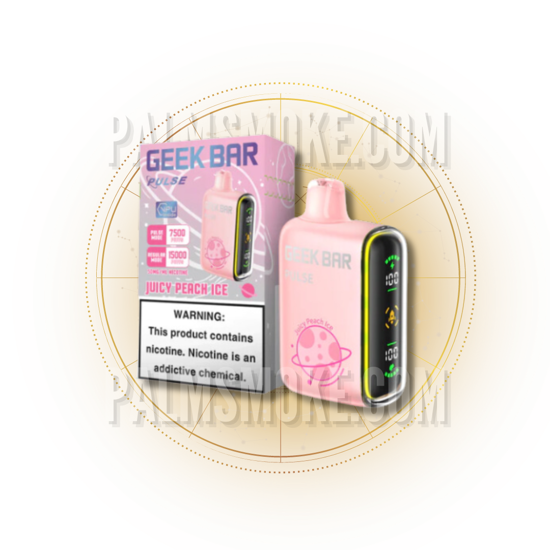 GEEK BAR PULSE 15000 PUFFS JUICY PEACH ICE 🚀💨