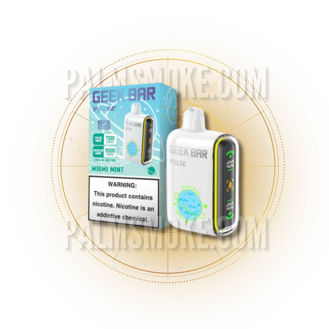 GEEK BAR PULSE 15000 PUFFS MIAMI MINT 🚀💨