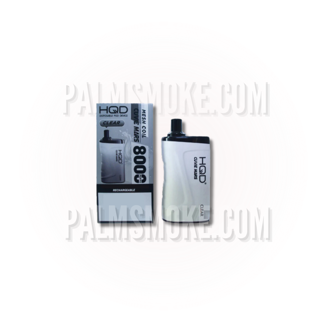 HQD VAPE CUVIE MARS 8000 CLEAR ๐ฌ๏ธ๐ด