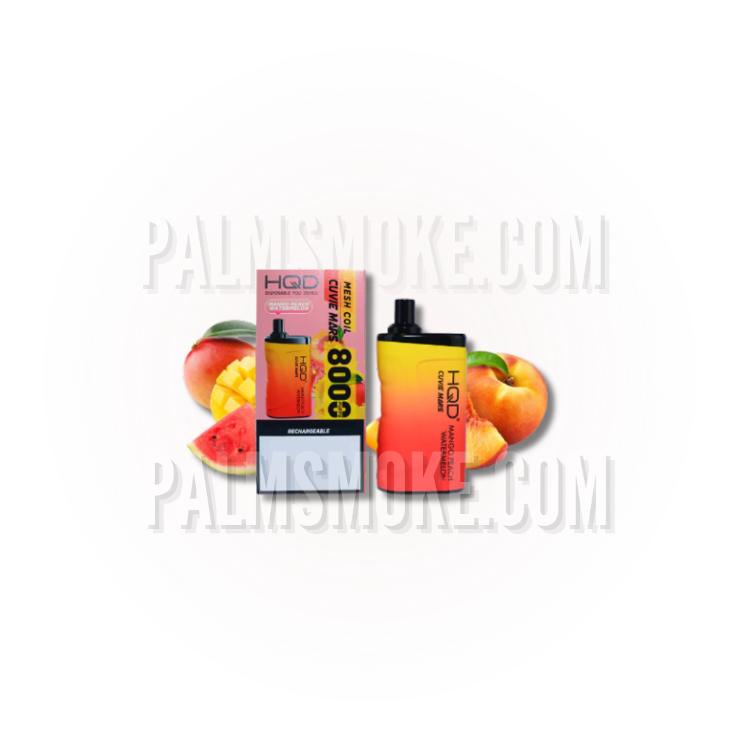 HQD Cuvie Mars Disposable Vape β 8000 Puffs of Lime Passion Fruit Bliss ππ