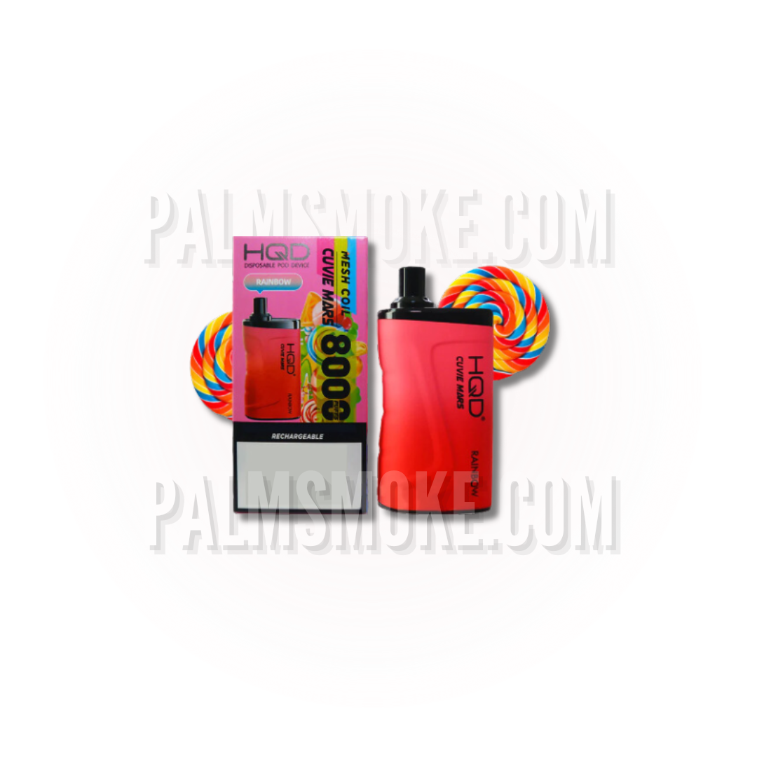 HQD Cuvie Mars Disposable Vape β 8000 Puffs of Lime Passion Fruit Bliss ππ