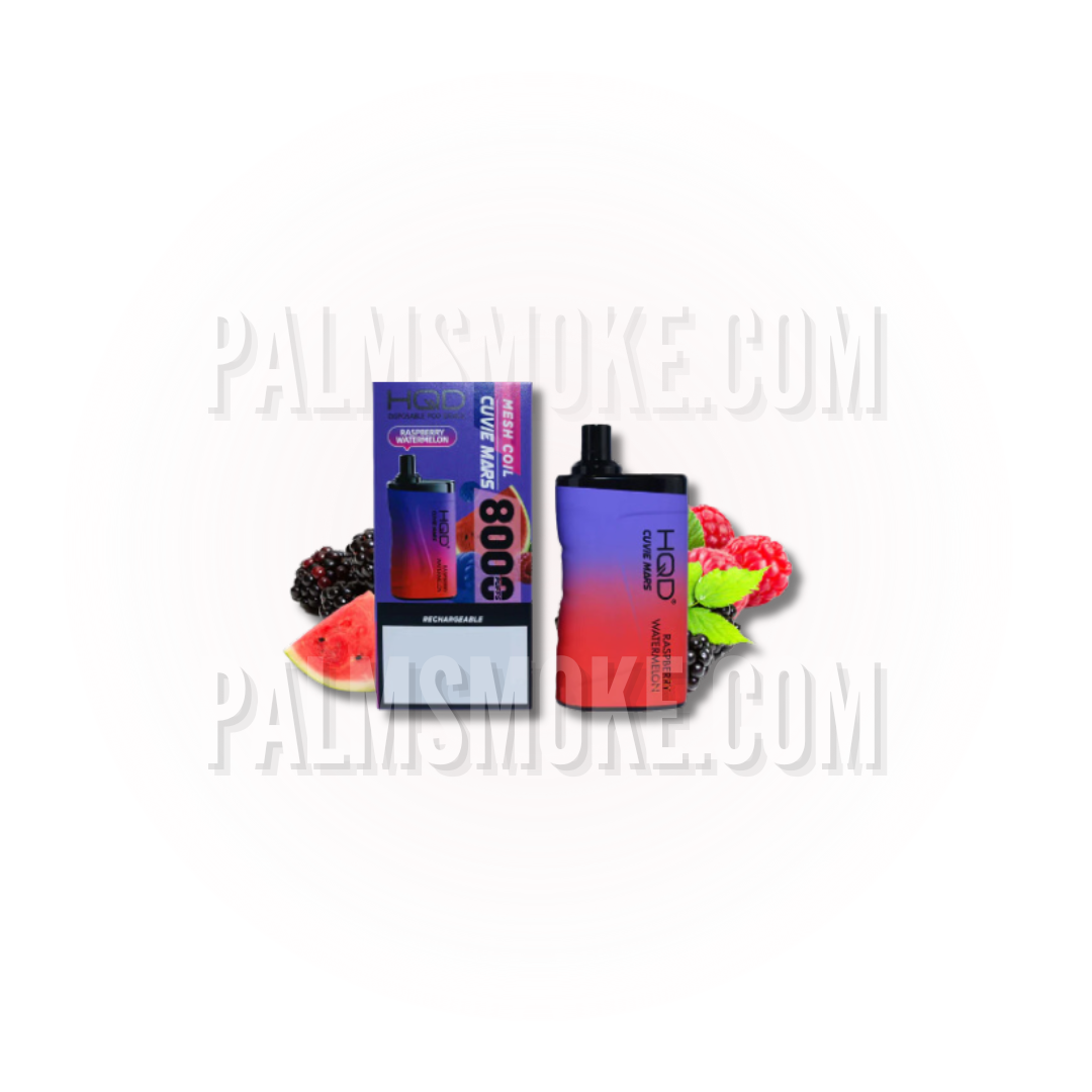 HQD Cuvie Mars Disposable Vape β 8000 Puffs of Lime Passion Fruit Bliss ππ