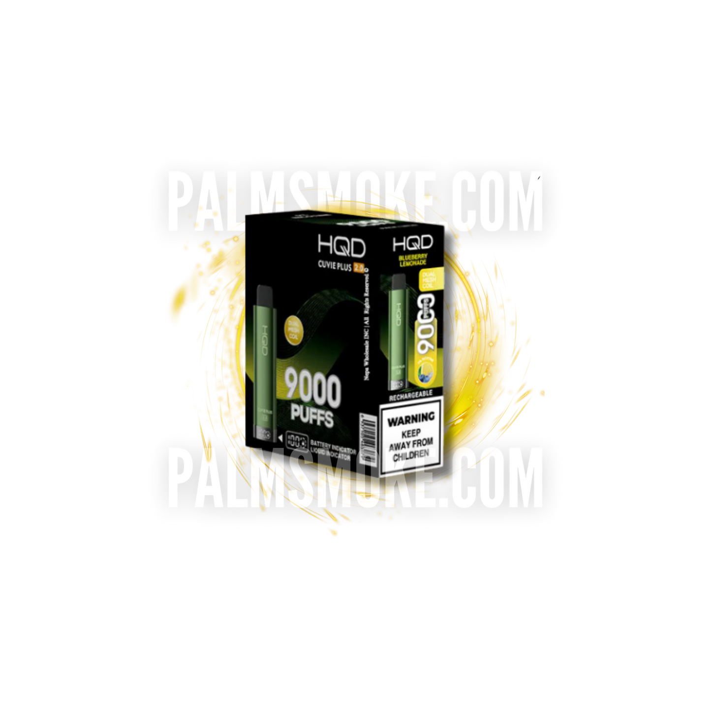 HQD CUVIE PLUS 2.0 DISPOSABLE 9000 PUFFS BLUEBERRY LEMONADE ā”