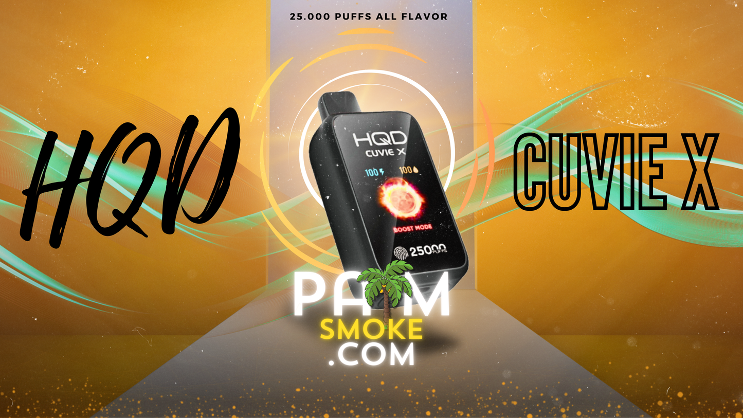 HQD Cuvie X Disposable Vape – 25,000 Puffs of Pure Vaping Power 🚀💨