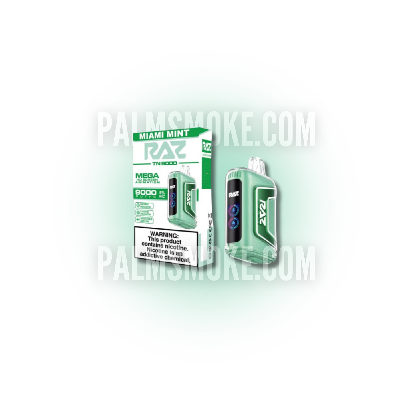 RAZ VAPE 9000 MIAMI MINT