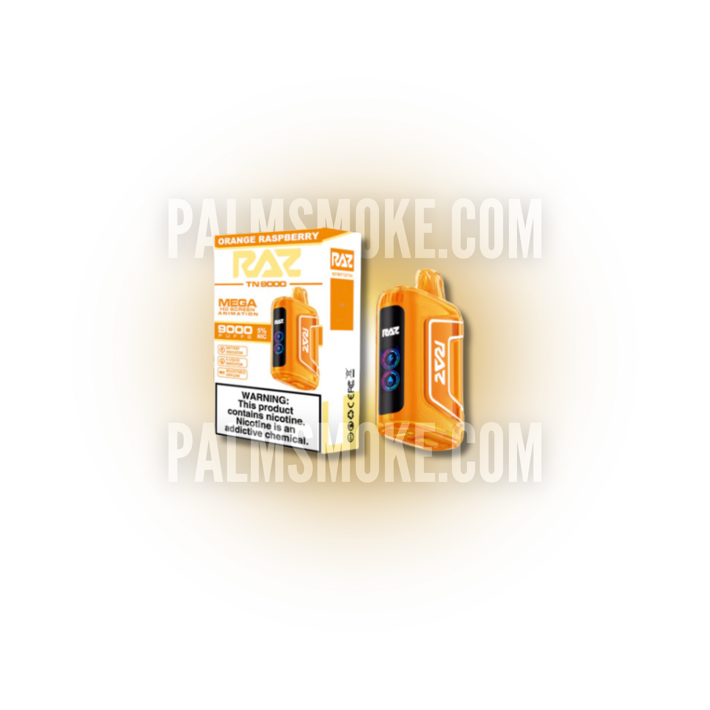 RAZ VAPE 9000 ORANGE RAPSBERRY