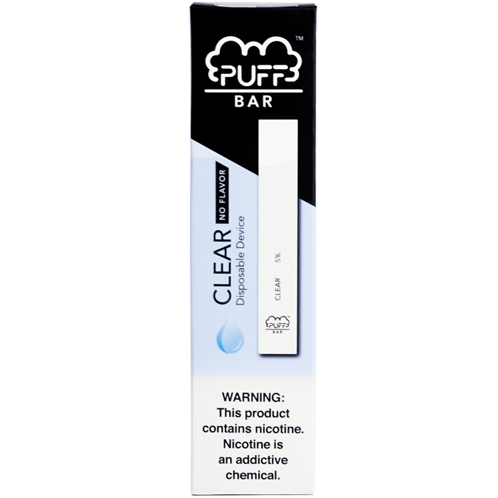 Puff Bar Clear Ice Disposable Device