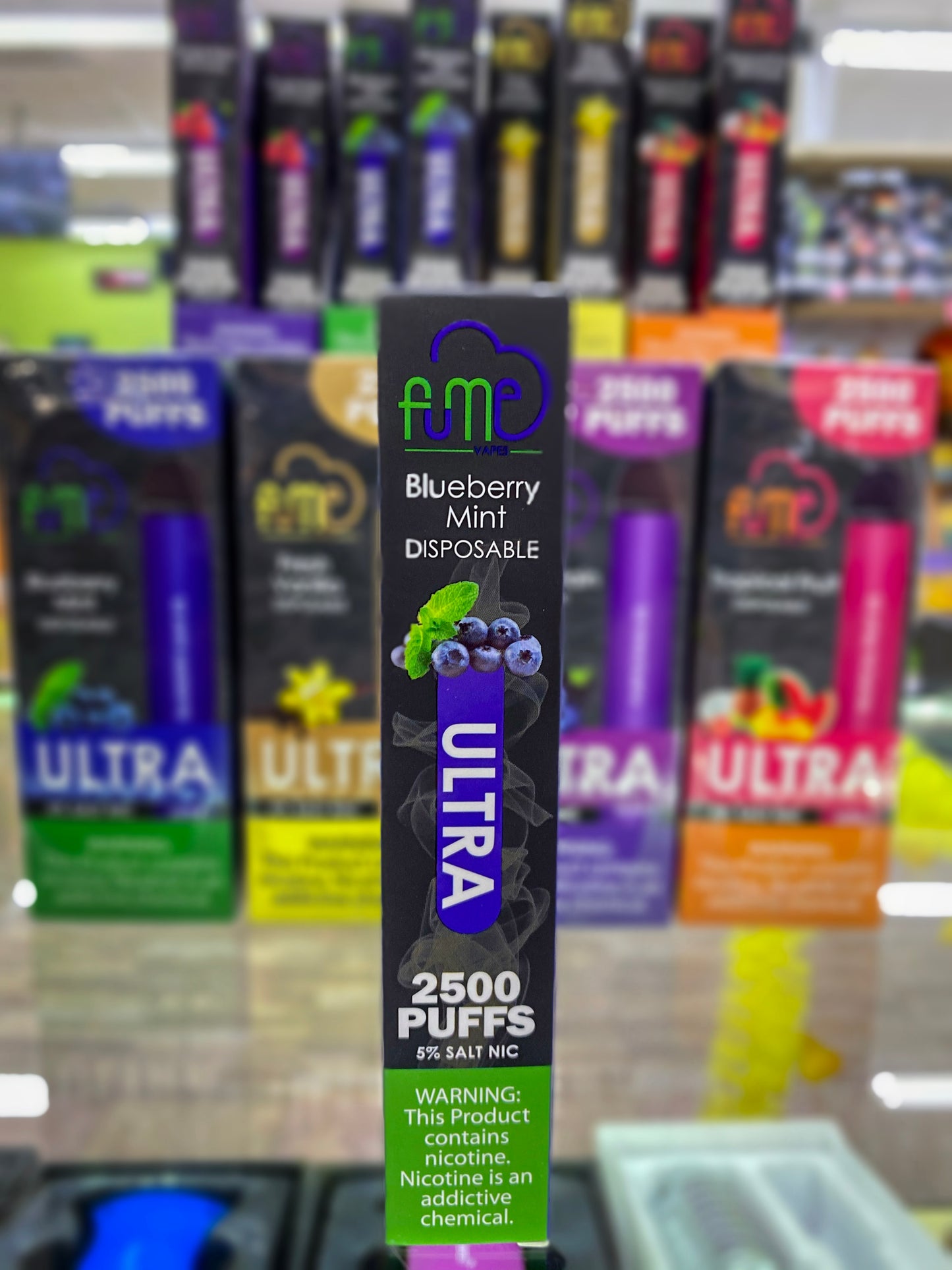 Fume Ultra Mint Ice Disposable Vape β 2500+ Puffs of Cool Bliss βοΈπ¨
