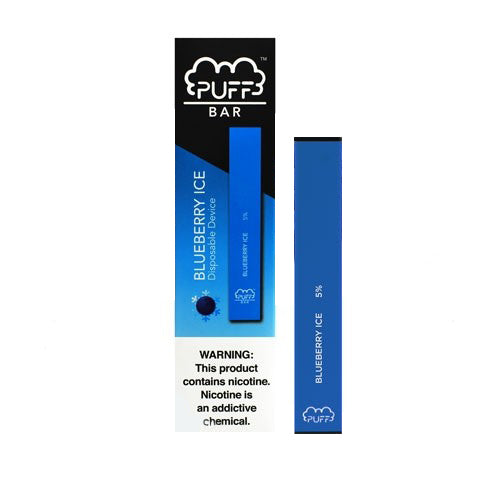 Puff Bar Blueberry Ice Disposable Device