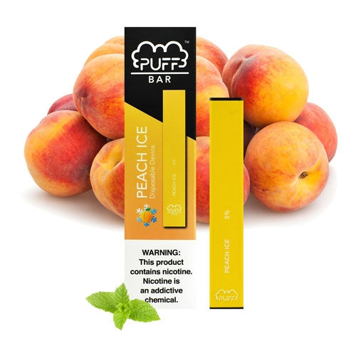 Puff Bar Peach Ice Disposable Device