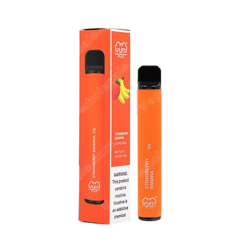 PUFF BAR PLUS - STRAWBERRY BANANA PALM TECH PUFF BAR PLUS - STRAWBERRY BANANA PALM TECH