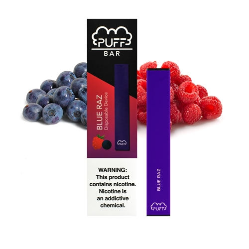 Puff Bar Blue Raz Disposable Device PALM TECH Puff Bar Blue Raz Disposable Device PALM TECH