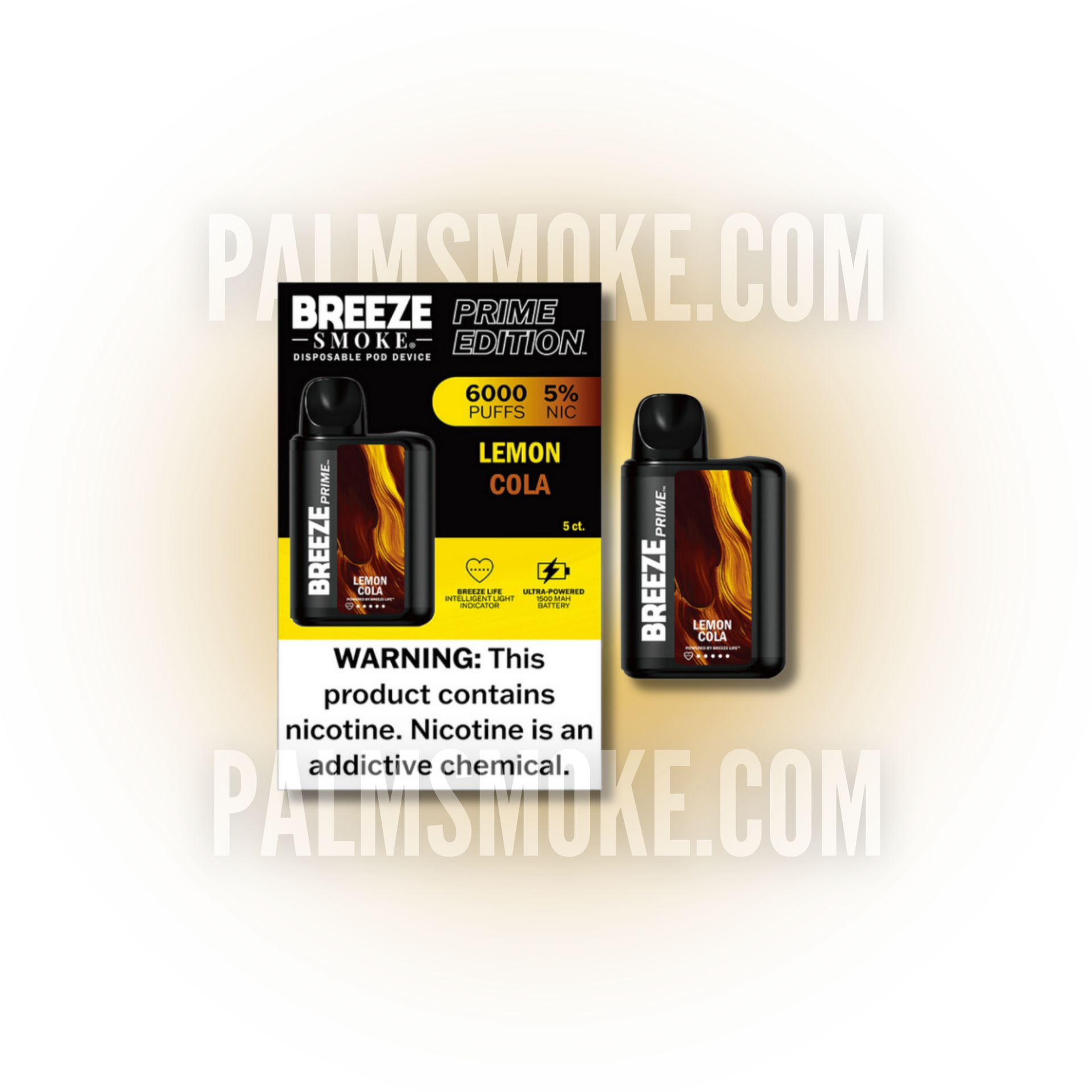 BREEZE VAPE LEMON COLA – PALM TECH