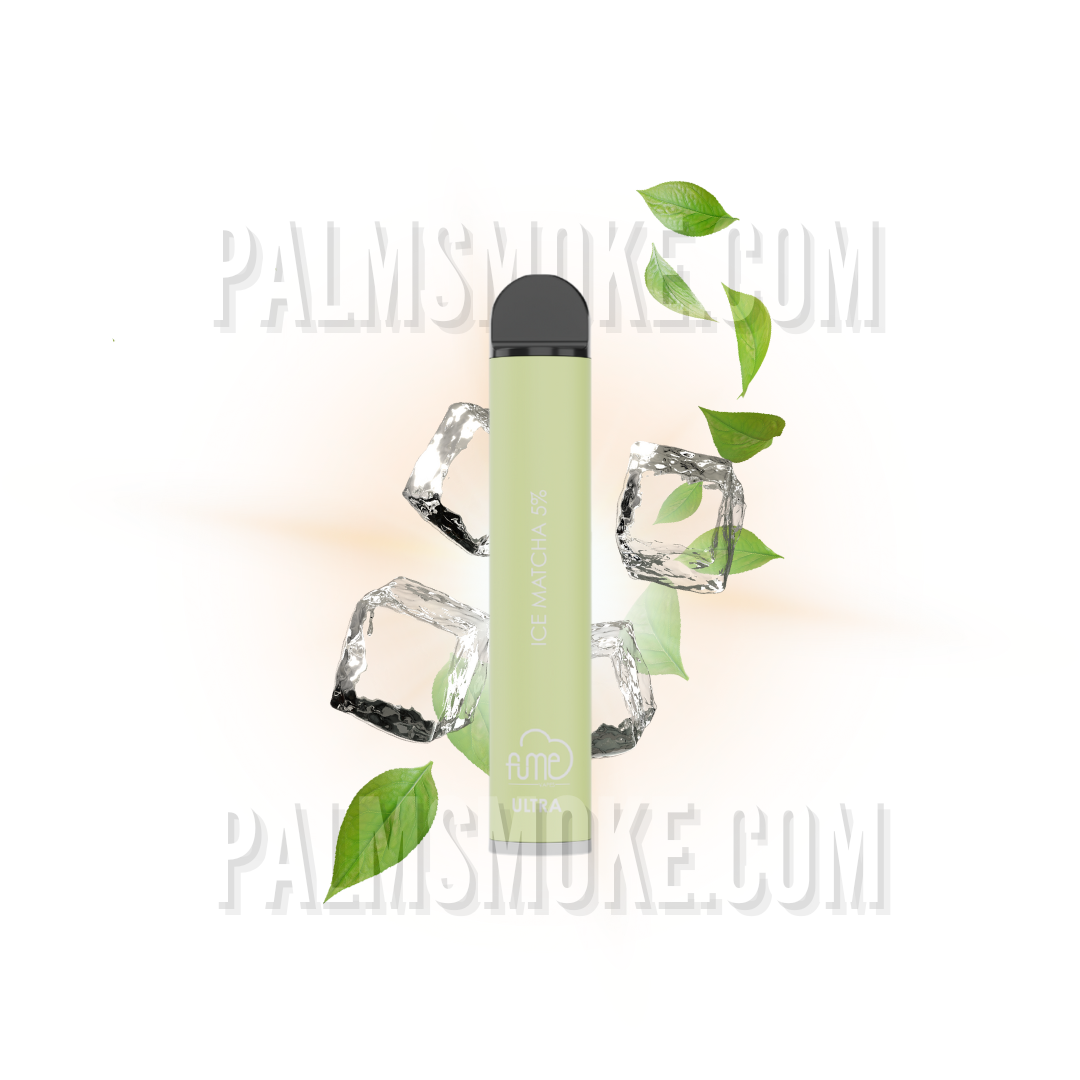 Fume EXTRA 1500 Vape ICE MATCHA PALMSMOKE.COM 🌟