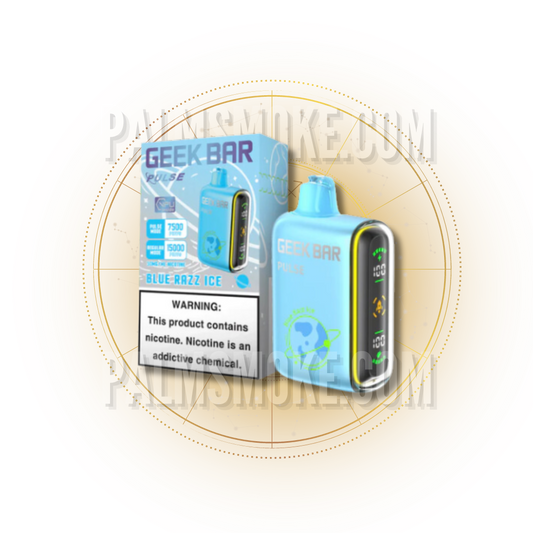 GEEK BAR PULSE 15000 PUFFS BLUE RAZZ ICE 🚀💨
