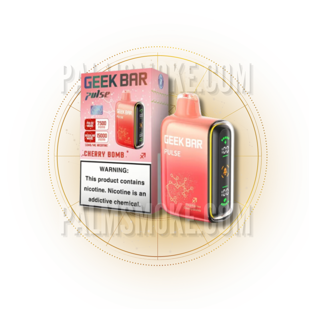 GEEK BAR PULSE 15000 PUFFS CHERRY BOMB PALM TECH Australia GEEK BAR PULSE 15000 PUFFS CHERRY BOMB PALM TECH Australia