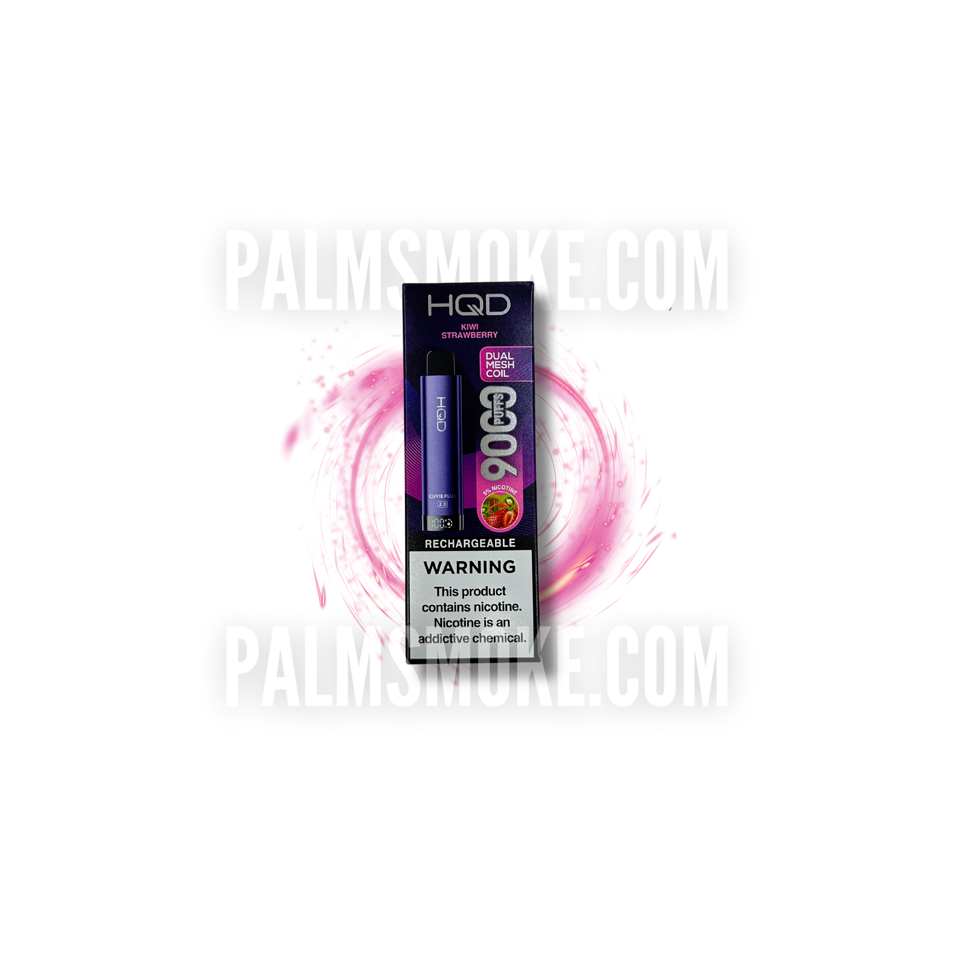 HQD CUVIE PLUS 2.0 DISPOSABLE 9000 PUFFS KIWI STRAWBERRY PALM TECH HQD CUVIE PLUS 2.0 DISPOSABLE 9000 PUFFS KIWI STRAWBERRY PALM TECH