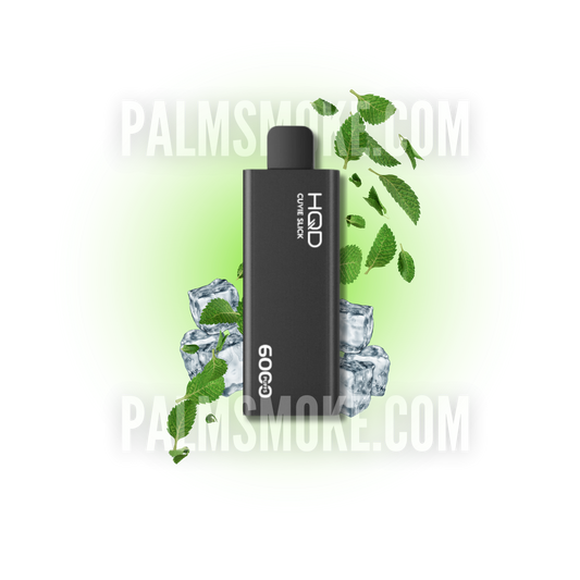 HQD CUVIE SLICK 6000 PUFFS ICE MINT🚶‍♂️✨