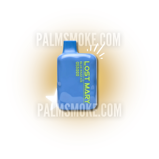 Lost Mary VAPE 5000 BLUE RAZZ ICE  🔋💨