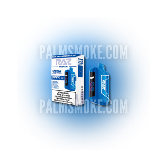 RAZ VAPE 9000 BLUE RAZ COTTON CLOUDZ