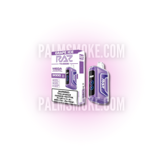 RAZ VAPE 9000 GRAPE ICE