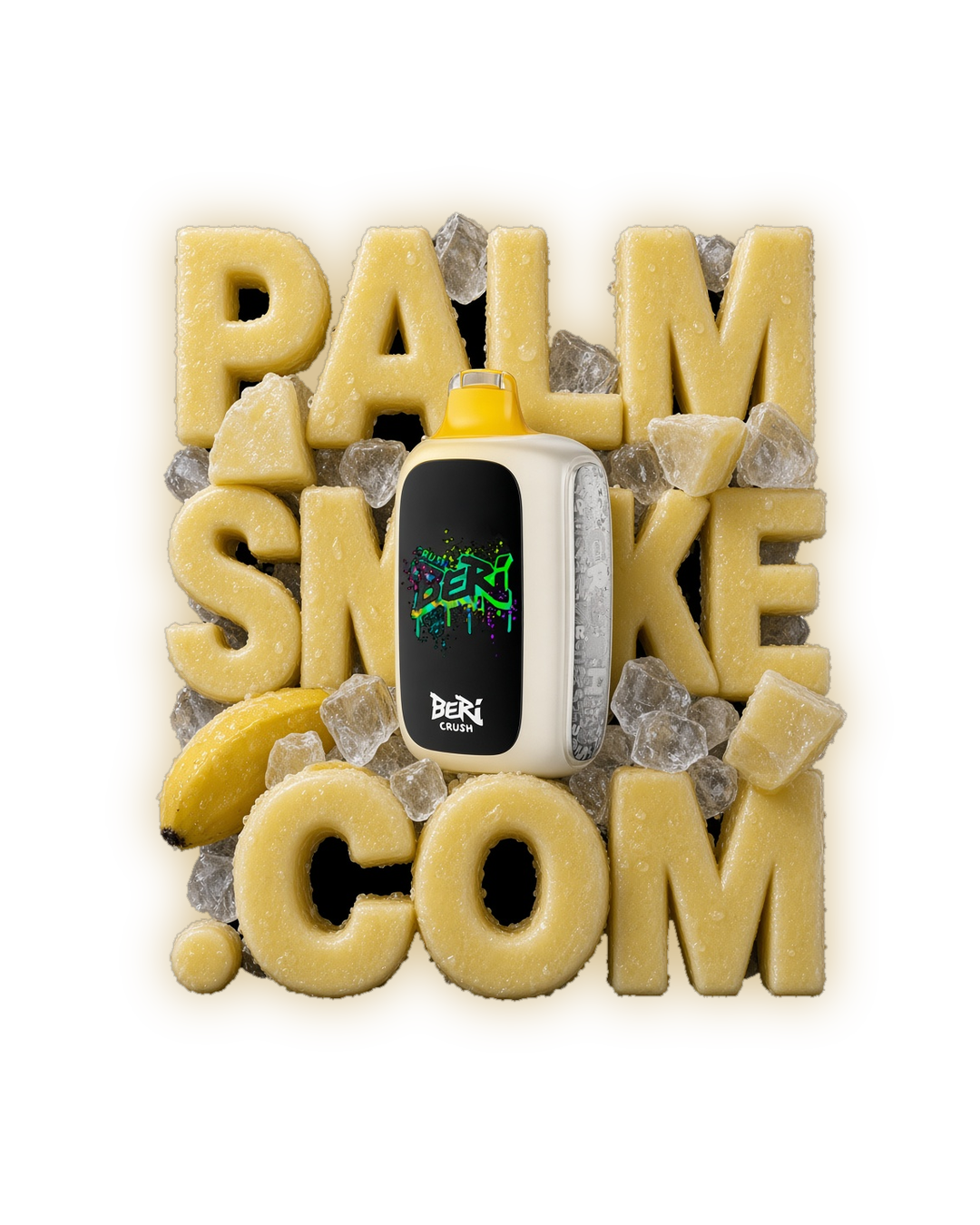 Beri Crush 50K disposable vape – Banana Taffy – 50000 puffs, Crush Mode 40W, 5% nicotine