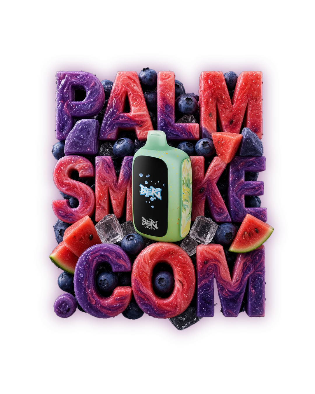 Beri Crush 50K disposable vape – Blueberry Watermelon – 50000 puffs, Crush Mode 40W, 5% nicotine