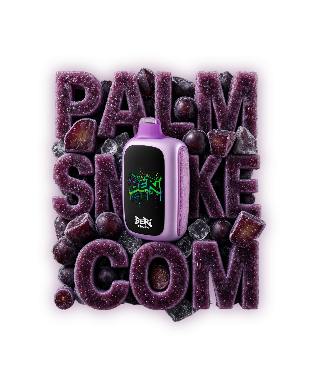 Beri Crush 50K disposable vape – Grape Ice – 50000 puffs, Crush Mode 40W, 5% nicotine