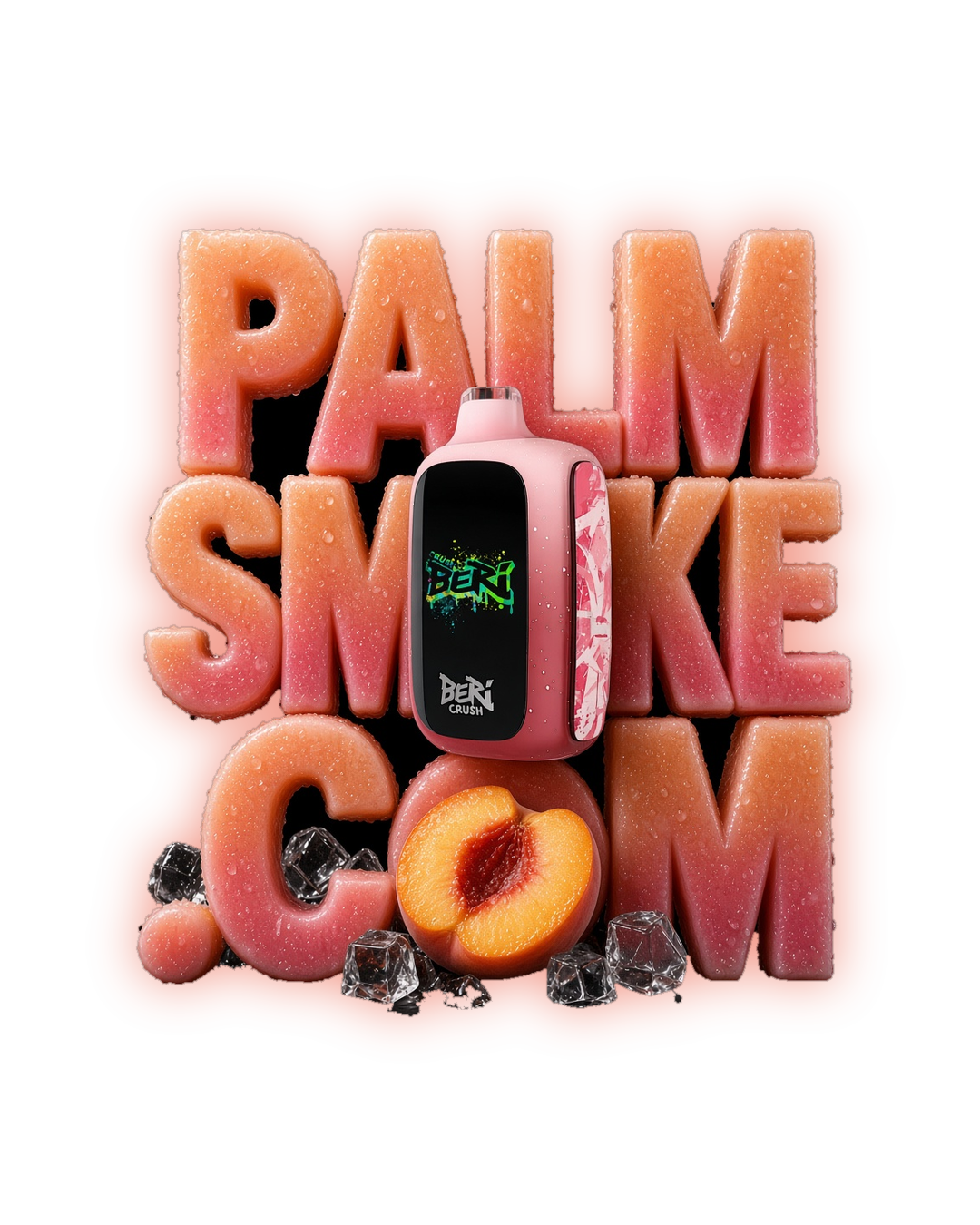 Beri Crush 50K disposable vape – Juicy Peach – 50000 puffs, Crush Mode 40W, 5% nicotine