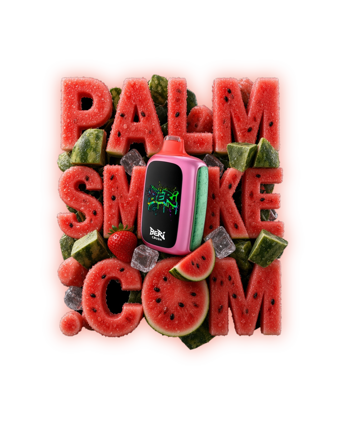 Beri Crush 50K disposable vape – Strawberry Watermelon – 50000 puffs, Crush Mode 40W, 5% nicotine