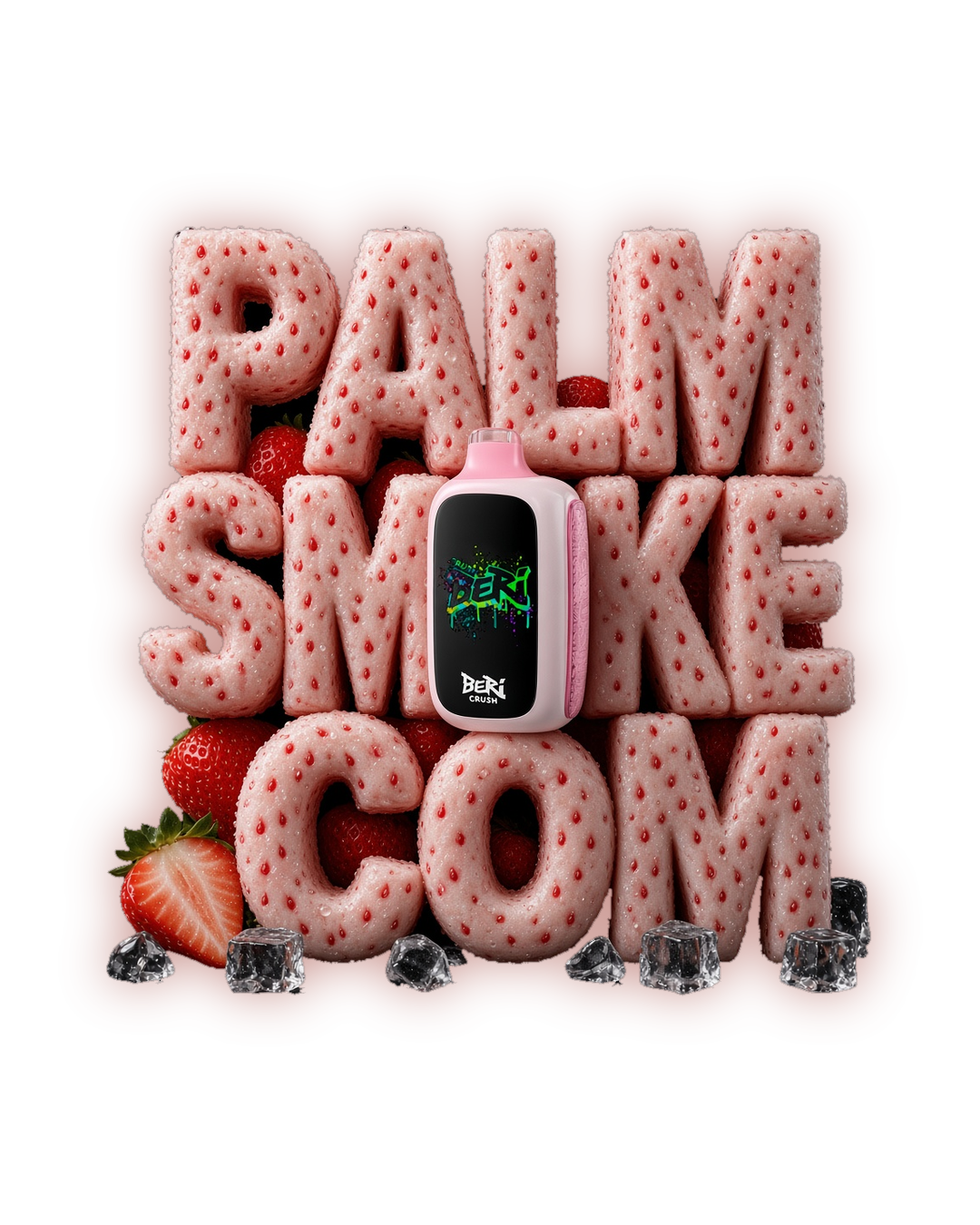 Beri Crush 50K disposable vape – White Strawberry – 50000 puffs, Crush Mode 40W, 5% nicotine