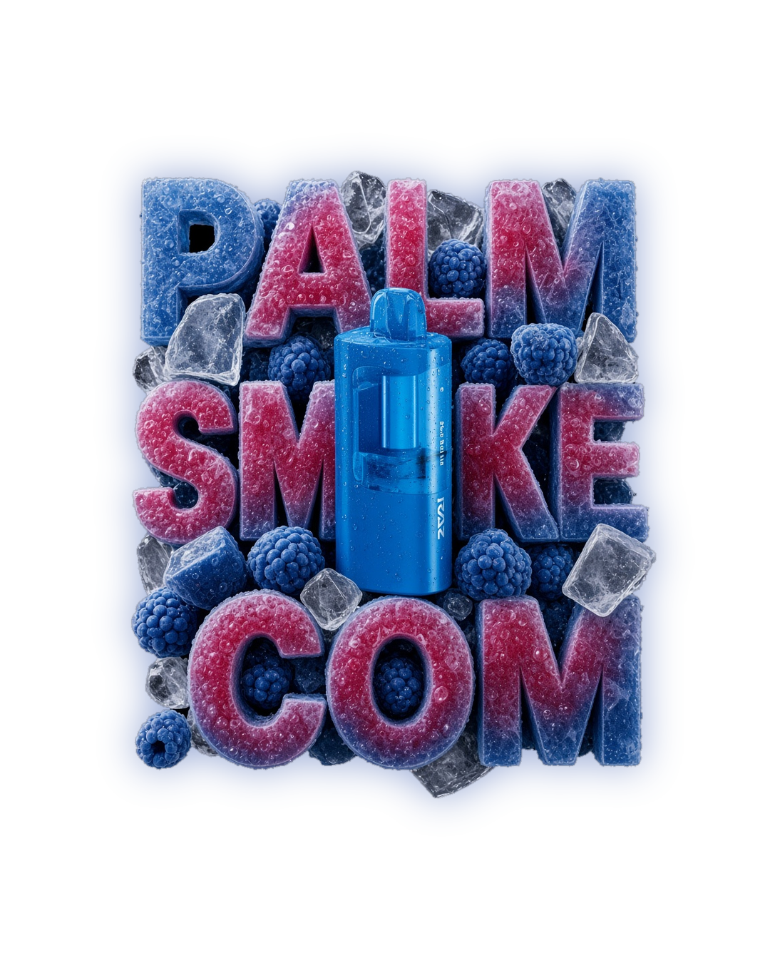 RAZ VUE 50K replacement pod – Blue Razz Ice