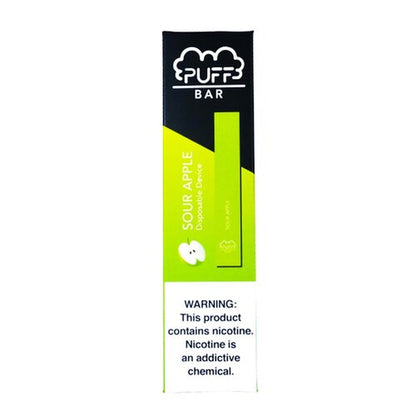 Puff Bar Sour Apple Disposable Device
