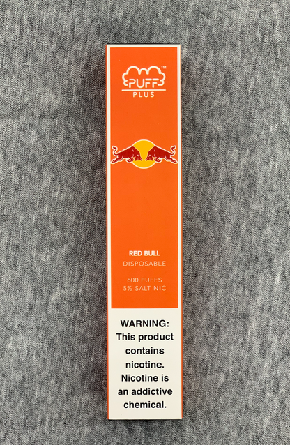 PUFF BAR PLUS - RED BULL PALM TECH PUFF BAR PLUS - RED BULL PALM TECH