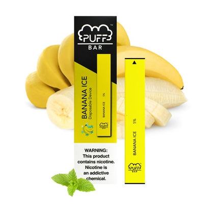 Puff Bar Banana Ice Disposable Device