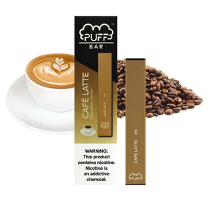 Puff Bar Cafe Latte Disposable Device