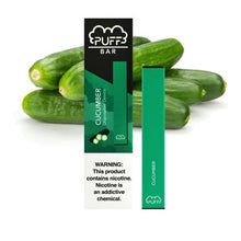 Load image into Gallery viewer, Puff Bar Cucumber Disposable Device

