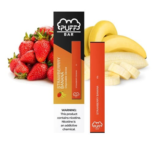Puff Bar Strawberry Banana Disposable Device